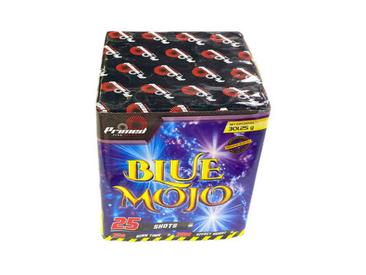 BLUE MOJO 25 SHOT CAKE LOUD