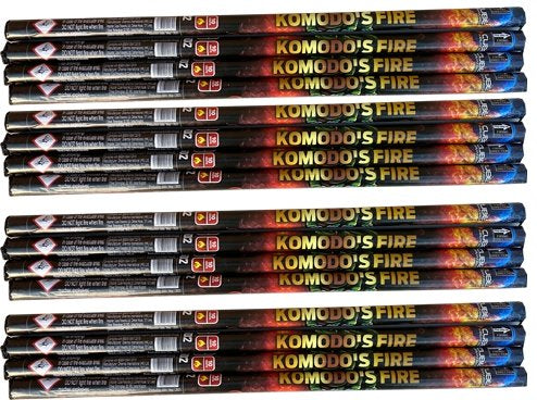 Komodos Fire 10 Shot Candle 4 Pack